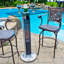 Chauffe-terrasse électrique de table extérieur infrarouge 1500 watts