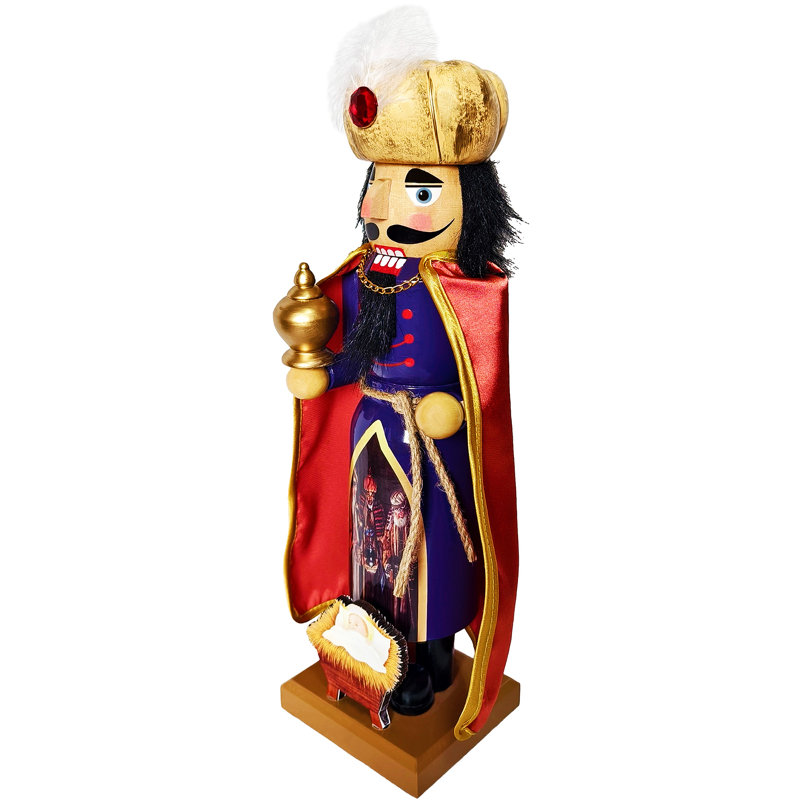 13” Three Kings on High Nutcracker