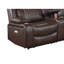 Canapé modulaire inclinable électrique en L Ina, console, similicuir-111572206