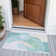 Machine Washable Indoor/Outdoor Xhevrie Seafoam Rug