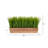 10'' Faux Grass in Wood Planter