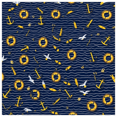 Nautical Maritime Pattern Comforter