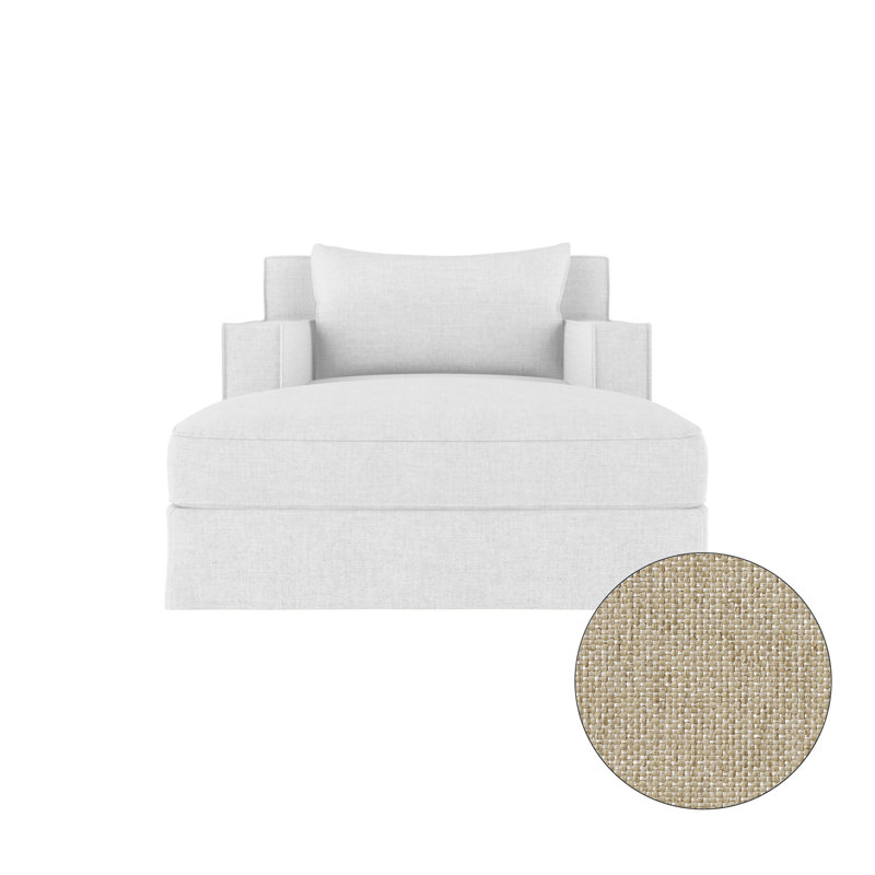 Mulberry Chaise Lounge, Plush Velvet Silver Streak, Weathered