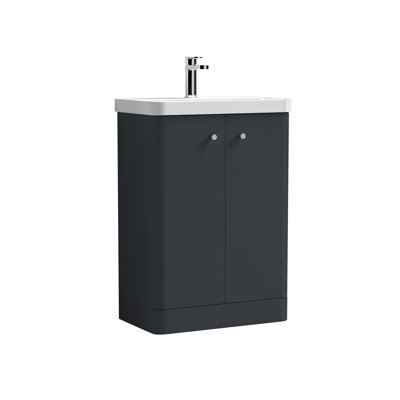 Core 605mm Free-Standing Single Vanity Unit