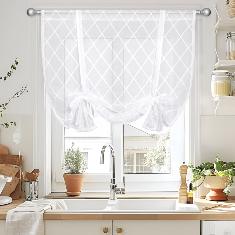 Rod Pocket Sheer Window Valance