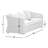 Edicott 80'' Wide Straight Patio Sofa with Cushions