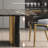Rectangular Artificial Marble Dining Table Set-104257548