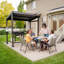 Pavillon de jardin et pavillon en métal 8 pi x 5 pi Blackstone