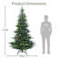Sapin de Noël 7,5 pi pré-éclairé
