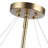 Marco 4-Light Semi-Flush in Brushed Champagne Bronze with Clear Glass
