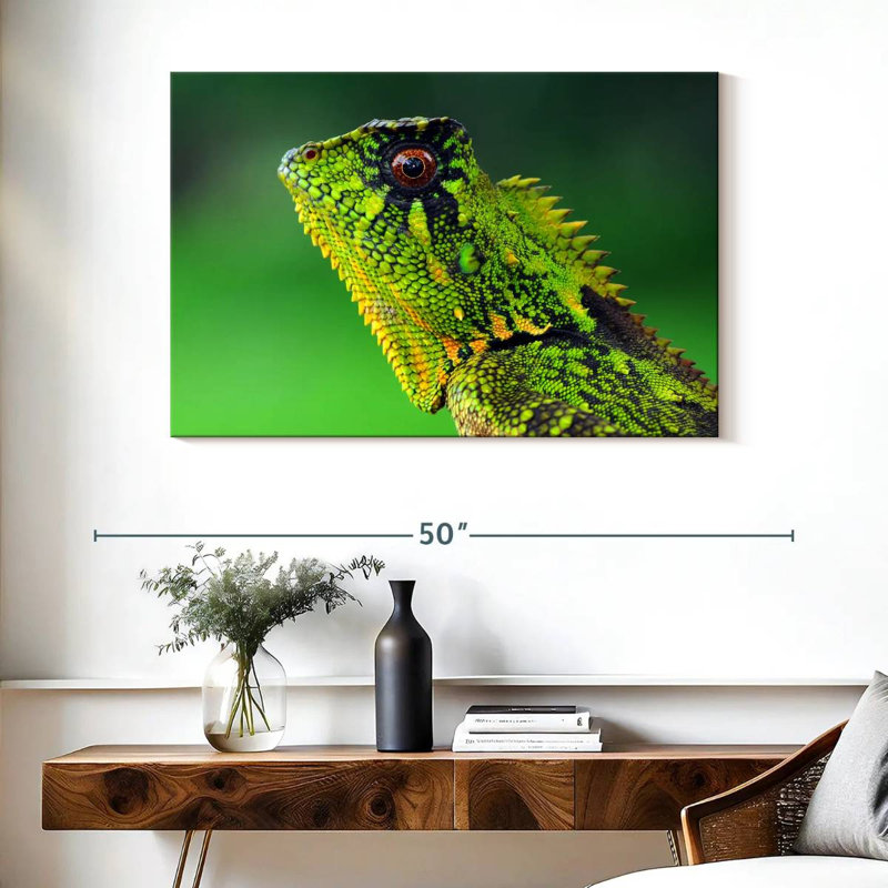 Exotic Lizard, 26" H x 39" W
