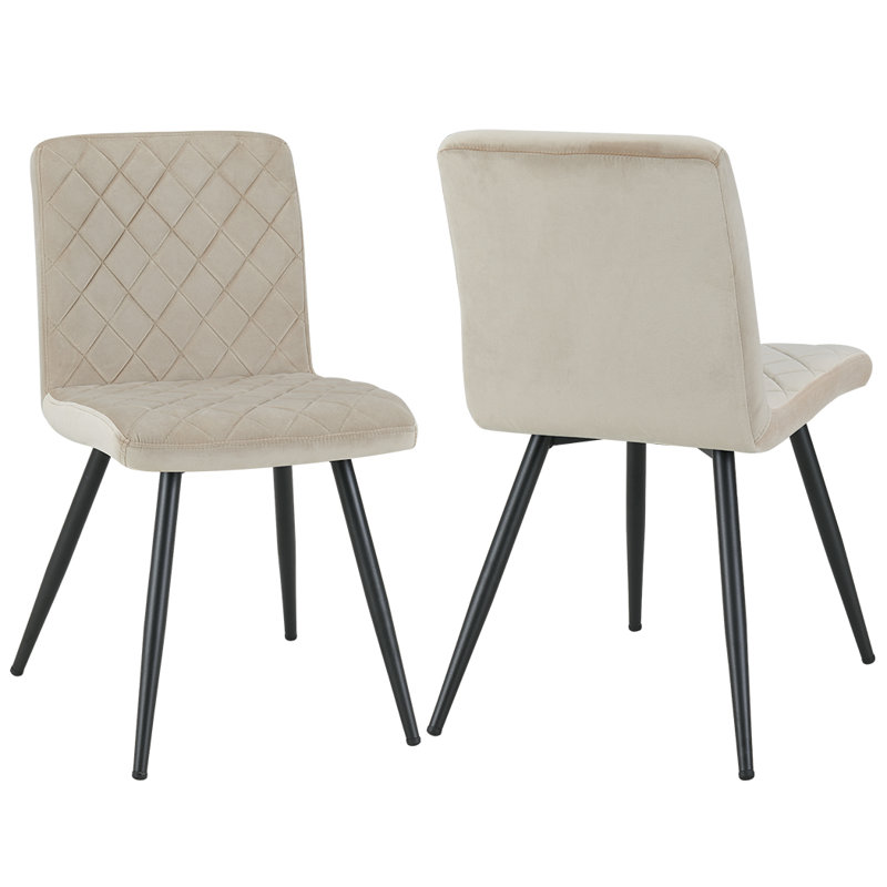 Daves Upholstered Dining Chair, Beige