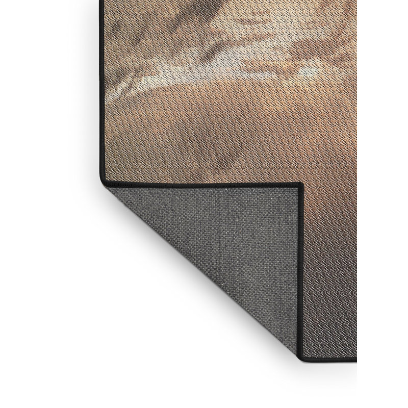 Tapis gris/zone noire à motifs, Rectangle 8 pi x 10 pi