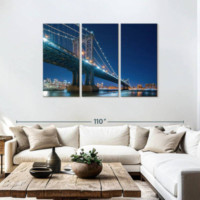 Lilie NYC Bridge At Night