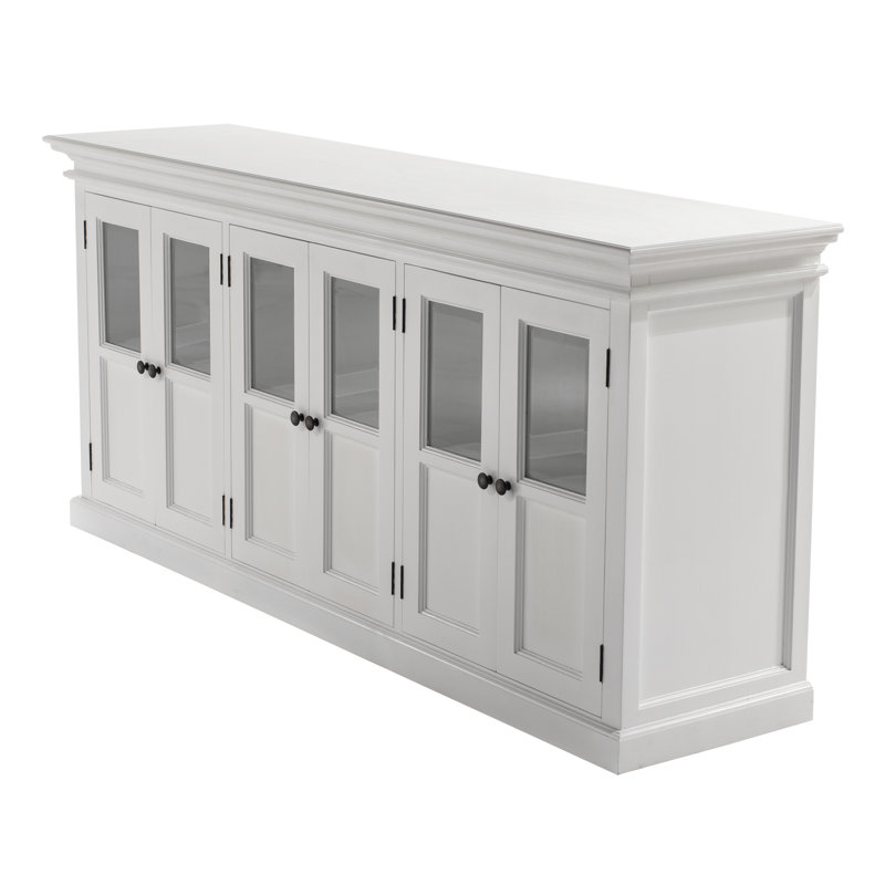Halifax Menomonie Bottom Part - Buffet Table With 6 Glass Doors