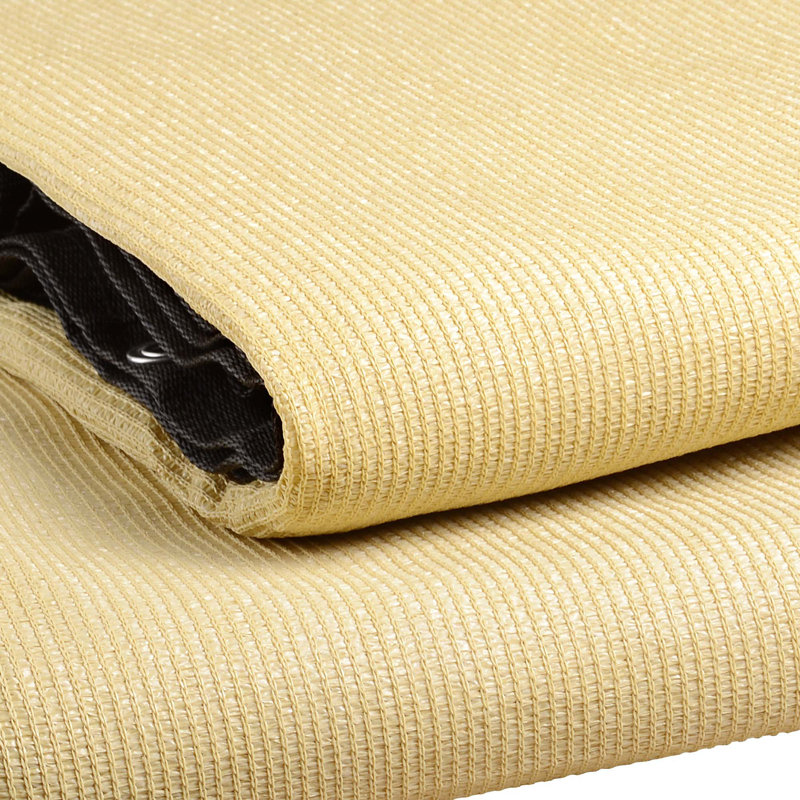 Polyethylene Plastic, Beige, 6 ft. H x 25 ft. W
