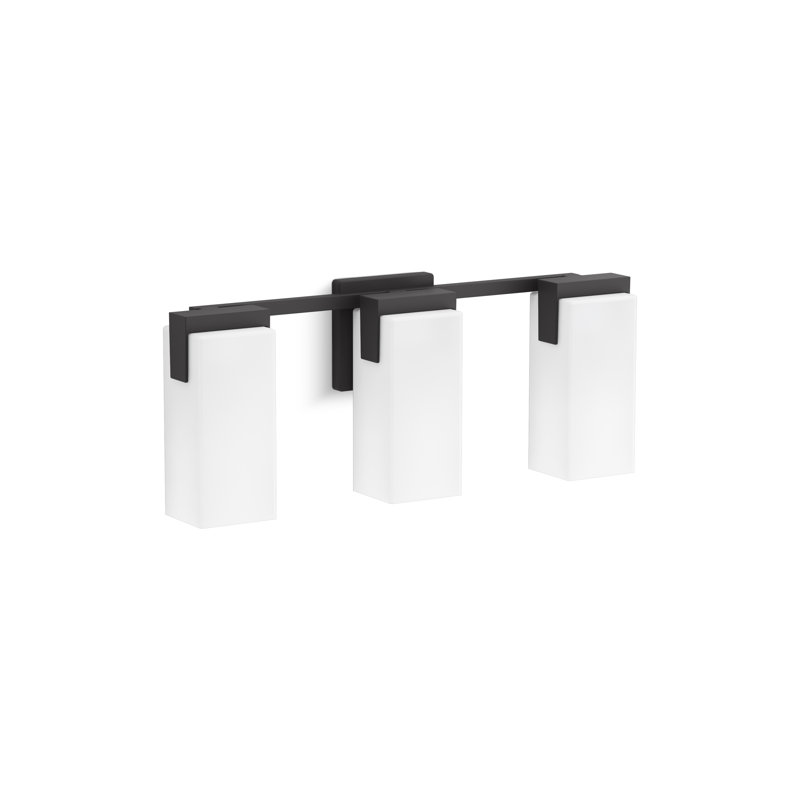 Honesty Three-Light Sconce, Matte Black