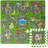 Sorbus 9-Piece Puzzle Play Foam Interlocking Tile Mat in Traffic Print