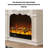 American-style electronic simulation flame fireplace-923797417-923797419
