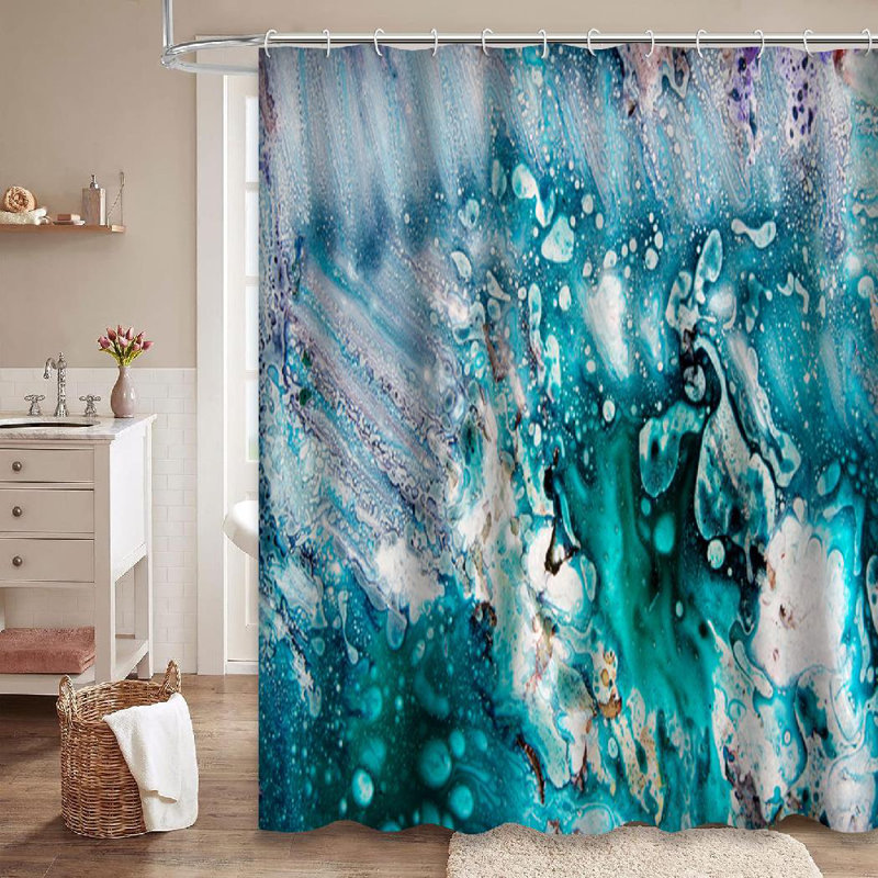 Rideau de douche Agate, L 72 po x l 84 po