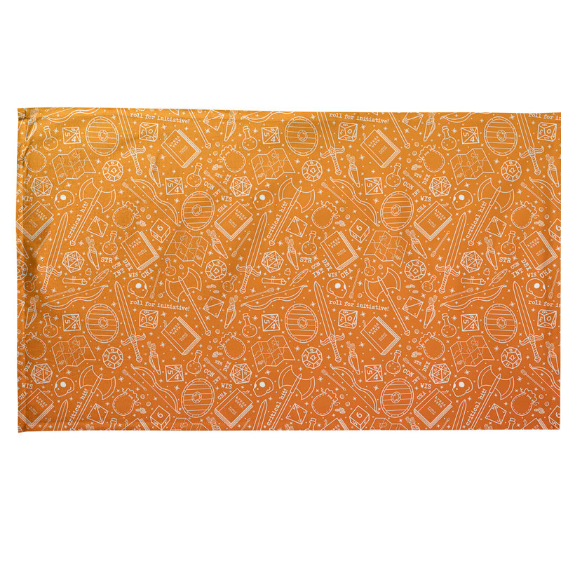 Serviette à thé à motif rpg Mcguigan, Jaune, Sergé de coton