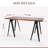Kenetra 4 - Person Pine Solid Wood Top Double Pedestal Dining Set