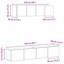 Unfinished Floating Entertainment Centre for TVs up to 88"