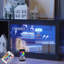 Meuble télé 63 po à DEL ultrabrillant moderne pour téléviseur de 65/70 po avec prises de courant, tablettes réglables, compatible PS5-1785157576-1785157577