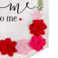 Bannière fleurie 18 po 18 po