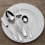 Mikasa Bravo 65-Piece 18/10 Stainless Steel Flatware Set, Service for 12