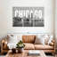 Impression sur toile monochromatique de Chicago-1083388546