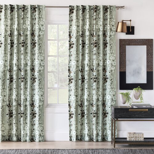 Thom Filicia Home Collection Laurel Cotton Room Darkening Curtain Panel ...