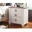 Aidsa Drawer Nightstand in Whitewash