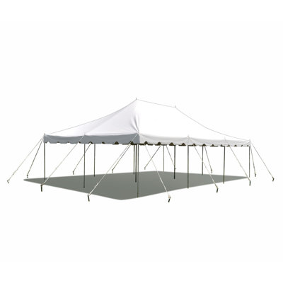 20' x 30' Weekender Pole Party Tent, White