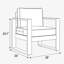 Layinsun Metal Outdoor Lounge Chair