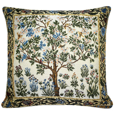 Blooming Apple Tree. William Morris Tapestry Pillow  18х18"