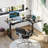 71'' L-Shaped Home Office Height Adjustable Standing Desk-1621902330-1621961891