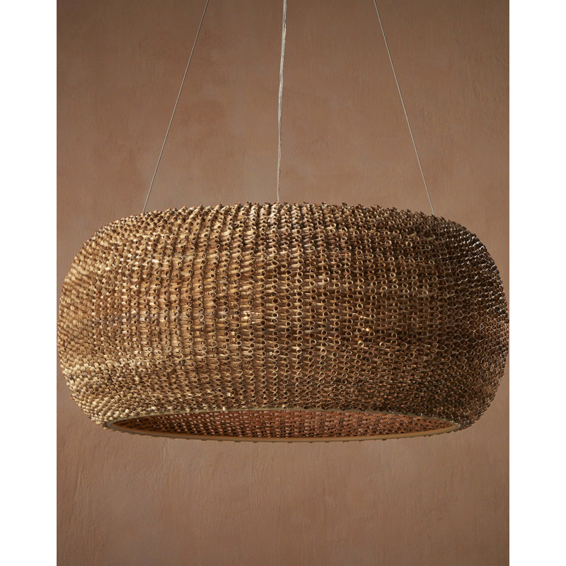 Boucle 6 - Light Wrought Iron Chandelier