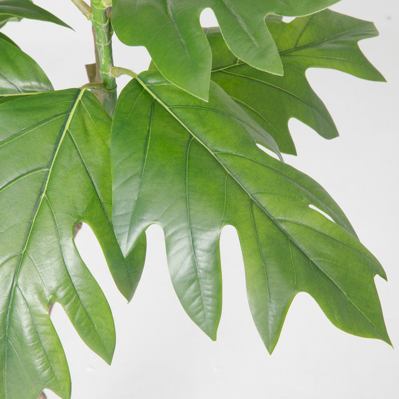 Arbre à violon artificiel rétro 85,5 po Roemer en pot - parfait pour l'intérieur et l'extérieur