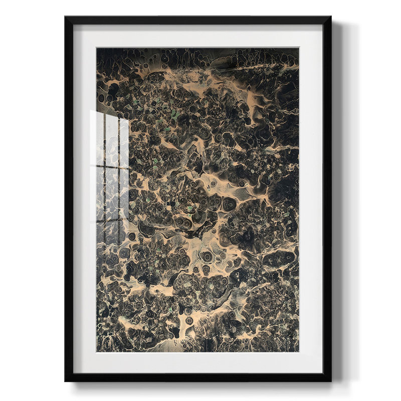 Printed Celestial Odyssey III -Framed Print, 28.5" H x 20.5" W, Black