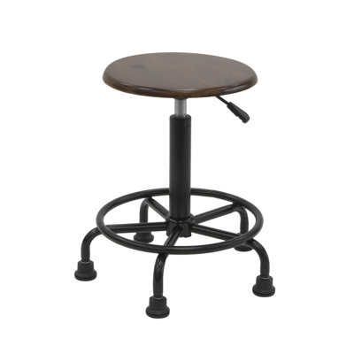 Craine Height Adjustable Height Stool by Inbox Zero
