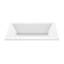 Andrea® 8 DoloMatte 72" x 36" Soaking Solid Surface Bathtub-134240364-134240938-134234278