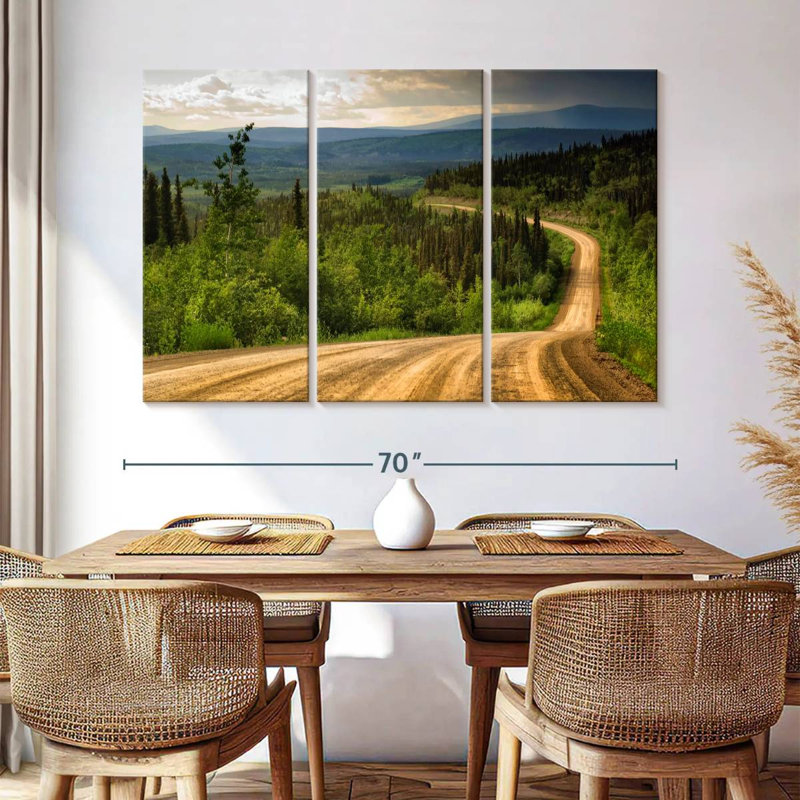Rorry Dalton Highway Trail, 42" H x 65" W