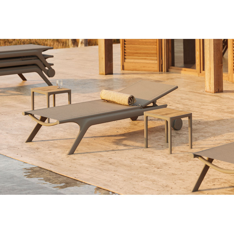 AFRICA Sun Lounger, White