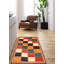 Tapis orange 2 pi 10 po x 5 pi 6 po Helbe Gabbeh
