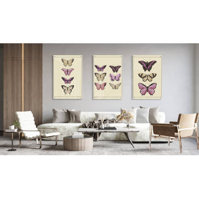 " Butterflies " 3 - Pieces
