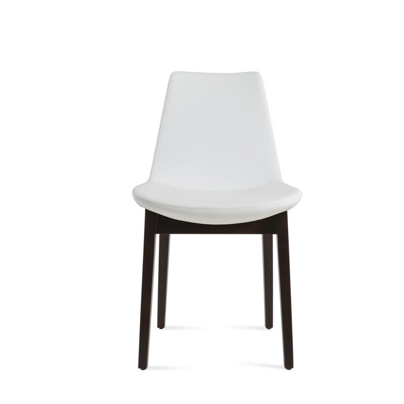 Eiffel Wood Dining Chair, White, Wenge