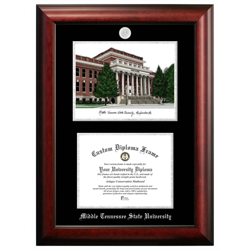 Cadre photo Middle Tennessee State University, 8,5 po x 11 po