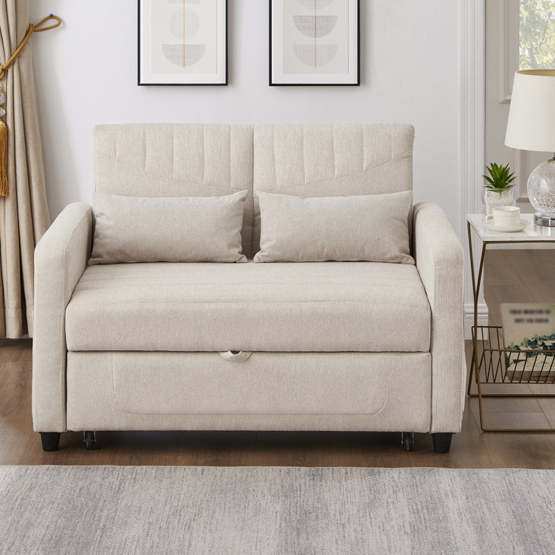 Linen Sofa, Beige