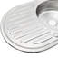 Belfry Kitchen Shayne 500mm W Single Bowl Stainless Steel Drop-In Kitchen Sink with 2 Faucet Holes